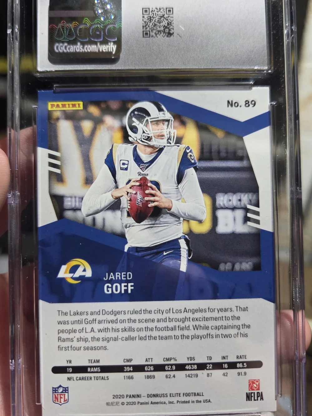 🏈 FLAWLESS CGC 10 GEM MINT JARED GOFF — ELITE MODERN HOBBY CLASSIC!